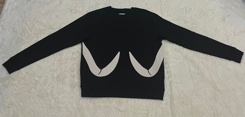 Signature Elephant Tusk French Terry Crewneck