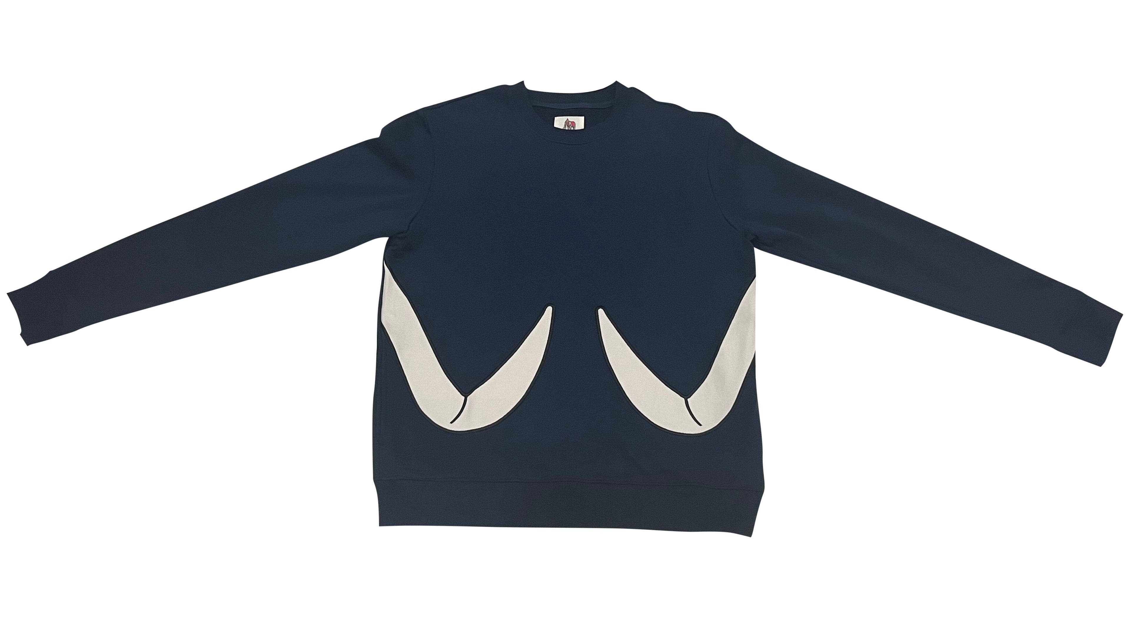Signature Elephant Tusk French Terry Crewneck